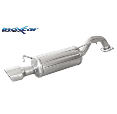 Escape trasero deportivo 1X120X80 HYUNDAI COUPÉ TIBURON  1.8 16V  --2004 SIN homologacion Inoxcar