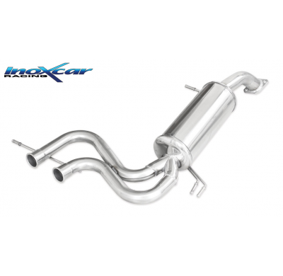 Escape trasero deportivo 2XCEN HYUNDAI VELOSTER 1.6 TGDI (186cv) 2011-2014 CON Homologacion Europea Inoxcar