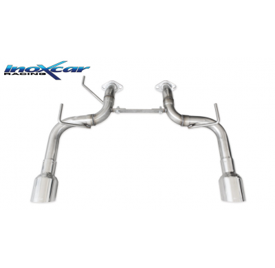Escape trasero sin silenciador 1X102 RACING Salida Izq. + Dcha. INFINITI FX50 S 5.0 (390cv) 2008-- SIN homologacion Inoxcar