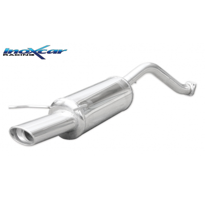 Escape trasero deportivo 1X120X80 MG ZR 115 TD (113CV) 2003-2005 CON Homologacion Europea Inoxcar