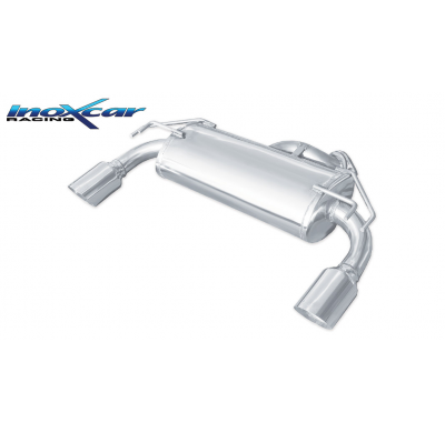 Escape trasero deportivo 1X102 RACING Salida Izq. + Dcha. MITSUBISHI LANCER EVO X 2.0 TURBO (295CV) 2009-- CON Homologacion