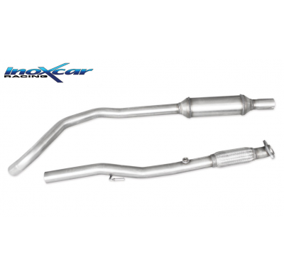 Tubo central con silenciador (Con Flexible) OPEL ADAM 1.4 S TURBO (150cv) 2015-- diam. 54 CON Homologacion Europea Inoxcar