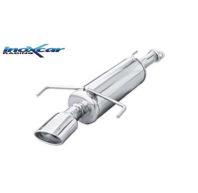 Escape trasero deportivo 1X120X80 OPEL ASTRA G 2.0 16V OPC (160CV) / 2.0 TURBO 2000-- SIN homologacion Inoxcar