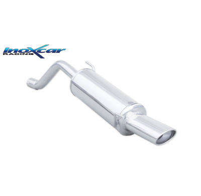 Escape trasero deportivo 1X120X80 ABARTH GRANDE PUNTO 1.4 T-JET (155CV) 2007-- Ø 55 CON Homologacion Europea Inoxcar