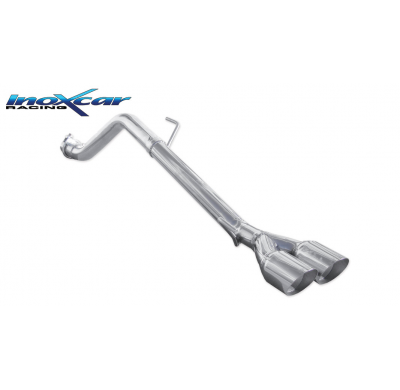 Escape trasero sin silenciador 2X80 RACING ABARTH GRANDE PUNTO 1.4 T-JET (155CV) 2007-- Ø 55 SIN homologacion Inoxcar