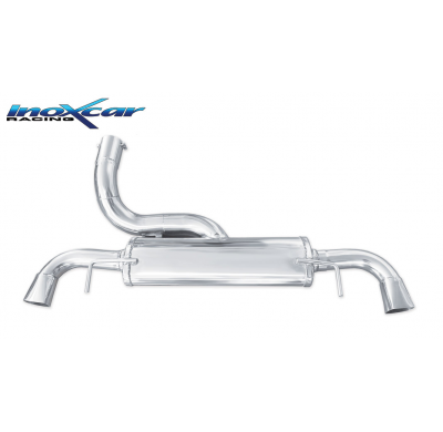 Silenciador trasero deportivo  Salida Izq. + Dcha. OPEL ASTRA J OPC 2.0 TURBO (280cv) 2012-- CON Homologacion Europea Inoxcar