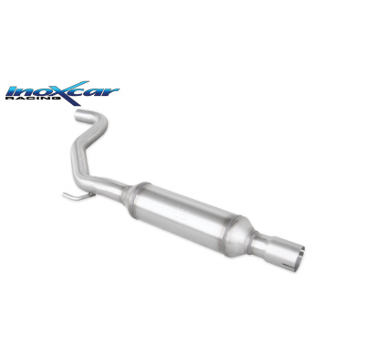 Tubo central con silenciador diam. 60 OPEL CORSA D OPC 1.6 16V TURBO (192CV) 2007-- Ø 54,5 SIN homologacion Inoxcar