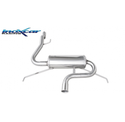 Escape trasero deportivo CEN OPEL CORSA D OPC 1.6 16V TURBO (192CV) 2007-- Ø 54,5 CON Homologacion Europea Inoxcar