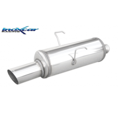 Escape trasero deportivo 1X90 RALLY PEUGEOT 106 2° serie 1.1 (60CV) 1996-2000 CON Homologacion Europea Inoxcar