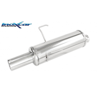 Escape trasero deportivo 1X80 PEUGEOT 106 2° serie 1.1 (60CV) 1996-2000 CON Homologacion Europea Inoxcar