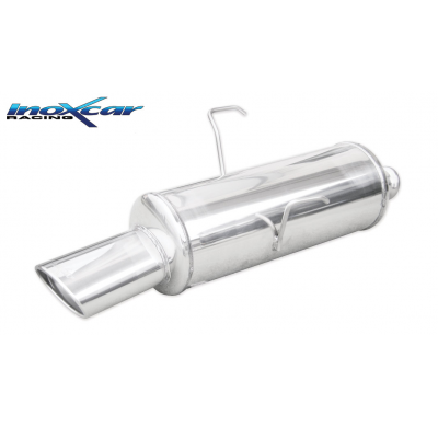 Escape trasero deportivo 1X120X80 PEUGEOT 106 2° serie 1.1 (60CV) 1996-2000 CON Homologacion Europea Inoxcar