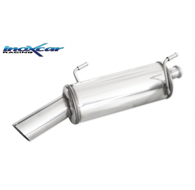 Escape trasero deportivo 1X90 RALLY PEUGEOT 206 1.4 (75CV) 2001-2006 CON Homologacion Europea Inoxcar