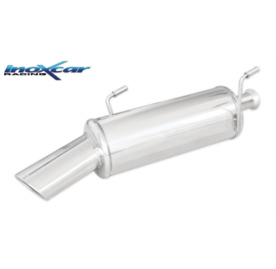 Escape trasero deportivo 1X120X80 PEUGEOT 206 1.4 (75CV) 2001-2006 CON Homologacion Europea Inoxcar