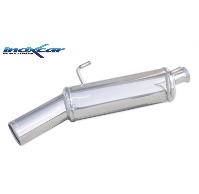 Escape trasero deportivo 1X102 PEUGEOT 206 HDI HDI 1.4 (68CV) 2001-- CON Homologacion Europea Inoxcar