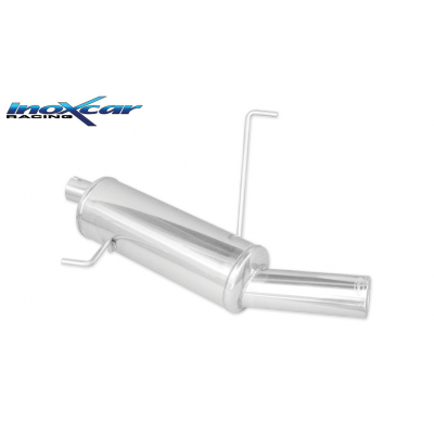 Escape trasero deportivo 1X80 PEUGEOT 206 SW SW 2.0 HDI (90CV) 2002-2005 CON Homologacion Europea Inoxcar