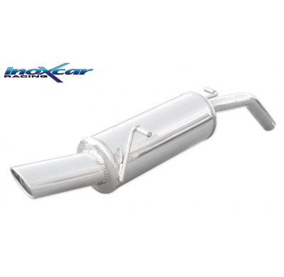 Escape trasero deportivo 1X120X80 PEUGEOT 207 1.4 16V (90CV) 2006-- Ø 42 CON Homologacion Europea Inoxcar