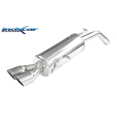 Escape trasero deportivo 2X80 RACING PEUGEOT 207 1.6 16V GTI (175CV) 2007-- Ø 55 CON Homologacion Europea Inoxcar