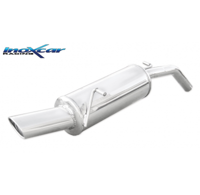 Escape trasero deportivo 1X120X80 PEUGEOT 207 1.6 16V HDI (110CV) 2006-- CON Homologacion Europea Inoxcar