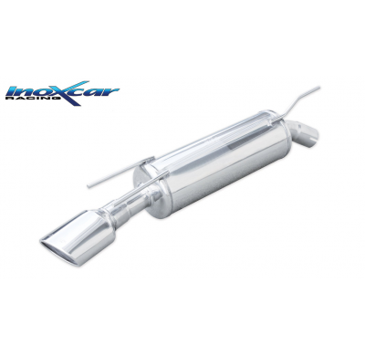 Escape trasero deportivo 1X120X80 OPEL CALIBRA 2.0 16V (136CV) 1991-1993 CON Homologacion Europea Inoxcar
