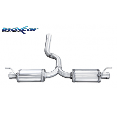 Silenciador trasero deportivo  Salida Izq. + Dcha. montar con colas escape originales PORSCHE CAYENNE 3.0 Tdi V6 (240cv-245cv)