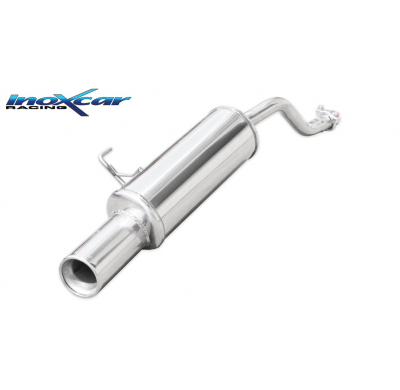 Escape trasero deportivo 1X102 RENAULT CLIO 2 1.4 16V (98CV) 1999-- Ø 45 CON Homologacion Europea Inoxcar