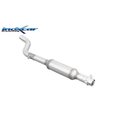 Tubo central con silenciador RENAULT CLIO 3 Restyling 2009-- RS 2.0i (200cv) / RS GORDINI (203cv) 2010-- SIN homologacion Inoxca