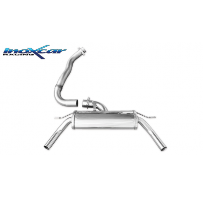 Escape trasero deportivo 1X50 Salida Izq. + Dcha. RENAULT CLIO 4 RS TROPHY 220 EDC 1.6 Turbo (220CV) 2015-- Ø 63,5 CON Homol