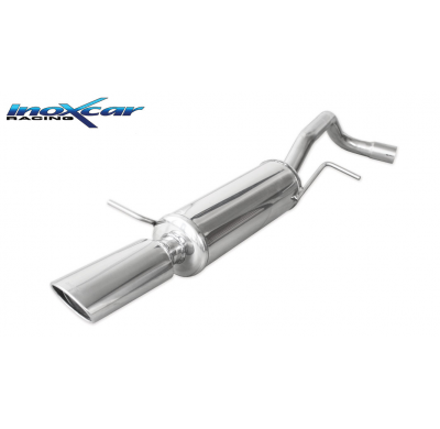 Escape trasero deportivo 1X120X80 SEAT IBIZA (Type 6L) 1.9 TDI CUPRA (160CV) 2007-- CON Homologacion Europea Inoxcar