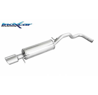 Escape trasero deportivo 1X120X80 SEAT IBIZA (Type 6K) 2.0 8V GTI / GT (116CV) 1993-- Ø 50 CON Homologacion Europea Inoxcar