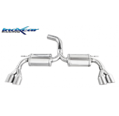 Escape trasero deportivo 2X80 RACING Salida Izq. + Dcha. SEAT LEON (Type 5F) CUPRA 2.0 (280cv) 2014-- diam. 70 CON Homologac