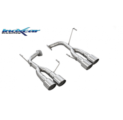 Escape trasero sin silenciador 2X90 RACING Salida Izq. + Dcha. SUBARU IMPREZA 4WD 2.5 T WRX-STI MY15 (300cv) 2014- SIN homologac