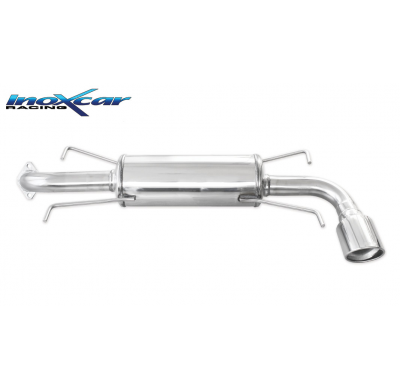 Escape trasero deportivo 1X100 X-RACE SUBARU IMPREZA 4WD 2.5 WRX (265CV) 2008-- SIN homologacion Inoxcar