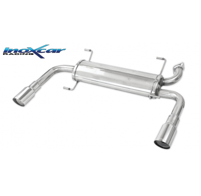 Escape trasero deportivo 1X80 RACING Salida Izq. + Dcha. SUZUKI SWIFT 1.6 VVT SPORT (136CV) 2012-- Ø 50 SIN homologacion Ino