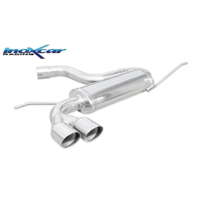 Escape trasero deportivo 2X80 RACING VOLKSWAGEN GOLF 5 1.4 TSI GT (170CV) 2006-- Ø 57 CON Homologacion Europea Inoxcar