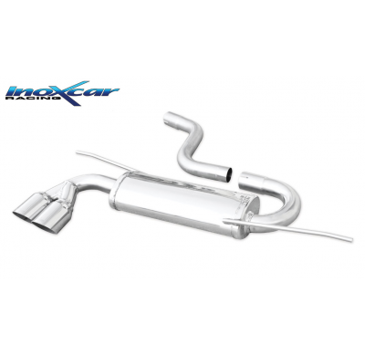 Escape trasero deportivo 2X80 RACING VOLKSWAGEN GOLF 6 1.4 TSI (160CV) 2009-- Ø 55 CON Homologacion Europea Inoxcar