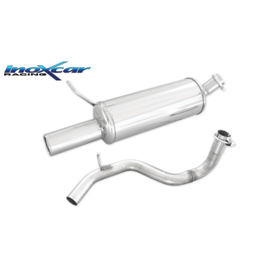 Escape trasero deportivo 1X80 VOLKSWAGEN GOLF 4 1.8 20V (125CV) 1997-2003 Ø 50 CON Homologacion Europea Inoxcar