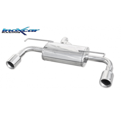 Escape trasero deportivo 1X102 Salida Izq. + Dcha. VOLKSWAGEN GOLF 4 R 32 4MOTION (240CV) 2001-2004 CON Homologacion Europea