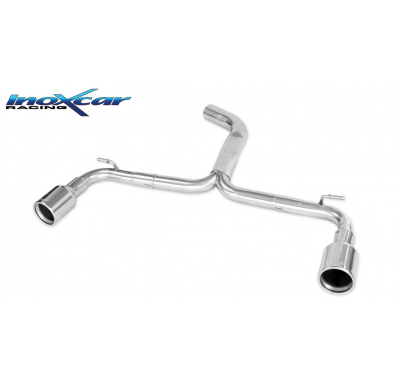 Escape trasero sin silenciador 1X102 Salida Izq. + Dcha. VOLKSWAGEN GOLF 7 2.0 GTI (230CV) 2013--  SIN homologacion Inoxcar