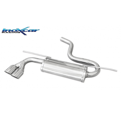 Escape trasero deportivo 2X80 RACING VOLKSWAGEN GOLF 7 2.0 GTD (184cv) 2013-- Ø 55 PENDIENTE de Homologacion Europea Inoxcar