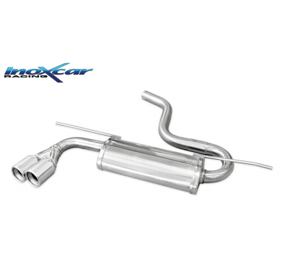 Escape trasero deportivo 2X80  VOLKSWAGEN GOLF 7 1.4 TSI (140-150cv) 2013-- CON Homologacion Europea Inoxcar