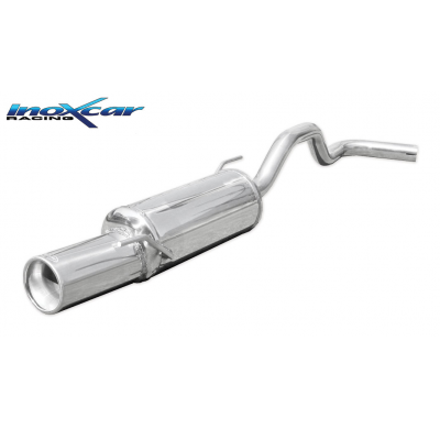 Escape trasero deportivo 1X102 VOLKSWAGEN POLO (Type 6N / 6N2) 1.4 16V (101CV) 1999-2001 Ø 50 CON Homologacion Europea Inoxc