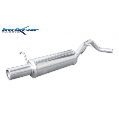 Escape trasero deportivo 1X80 VOLKSWAGEN POLO (Type 9N) 1.4 TDI SPORTLINE (80CV) 2005-2008 CON Homologacion Europea Inoxcar