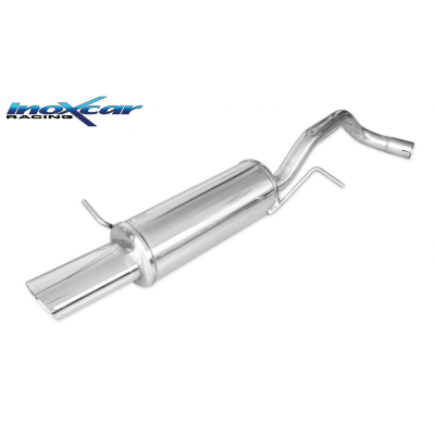 Escape trasero deportivo 1X120X80 VOLKSWAGEN POLO (Type 9N) 1.8T GTI (150CV) 2006-2008 CON Homologacion Europea Inoxcar