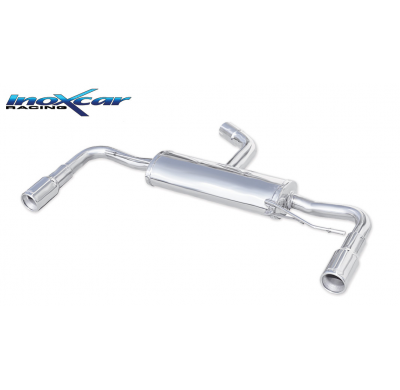 Escape trasero deportivo 1X80 Salida Izq. + Dcha. VOLKSWAGEN SCIROCCO 2.0 R TSI DSG (265CV) 2010-- CON Homologacion Europea