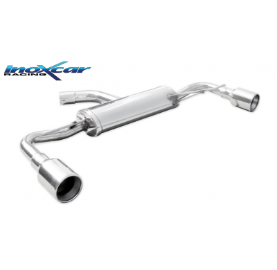 Escape trasero deportivo 1X102 Salida Izq. + Dcha. VOLKSWAGEN SCIROCCO 2.0 R TSI DSG (265CV) 2010-- CON Homologacion Europea