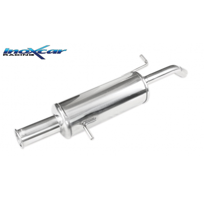 Escape trasero deportivo 1X76 Retrò Style CITROEN C2 1.6 16V VTR (110CV) 2003-- Ø 45 CON Homologacion Europea Inoxcar