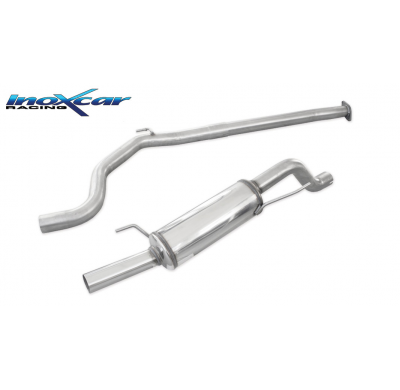 Tubo central directo + Escape trasero Grupo.N 54 Ø ABARTH PUNTO EVO 1.4 TURBO  (165CV) 2010-- SIN homologacion Inoxcar