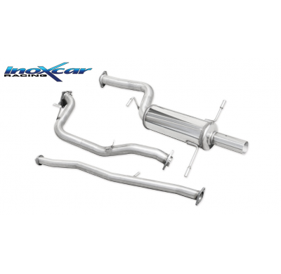 Tubo de sustitución del catalizador + Tubo central directo + Escape trasero Grupo.N  60 Ø SUBARU IMPREZA 2.0 GT TURBO --2000 SIN