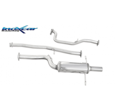 Tubo de sustitución del catalizador + Tubo central directo + Escape trasero Grupo.N60 Ø SUBARU IMPREZA 2.0 WRX TURBO 2001-- SIN