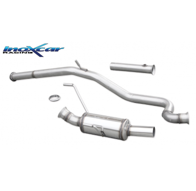 Tubo de sustitución del catalizador + Tubo central directo + Escape trasero Grupo.N  63 Ø PEUGEOT 206 RC 2.0 16V (177CV) --2006